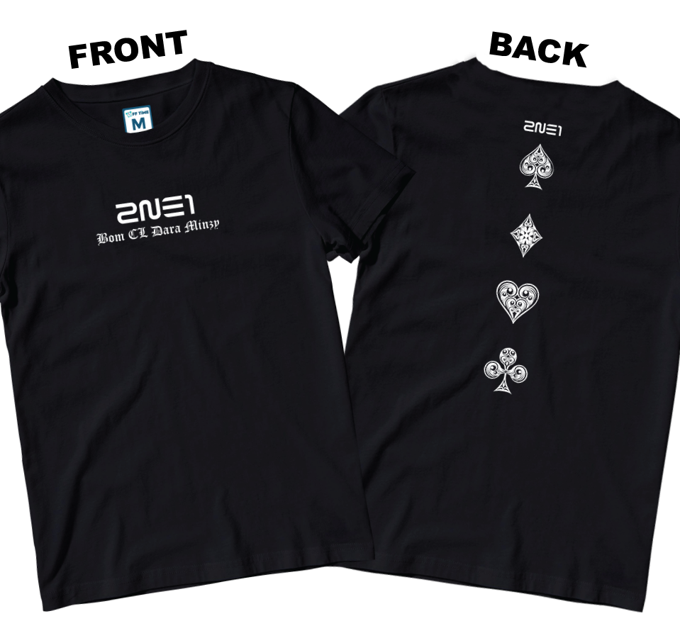 Cotton Shirt: 2NE1 Aces (Front and Back)