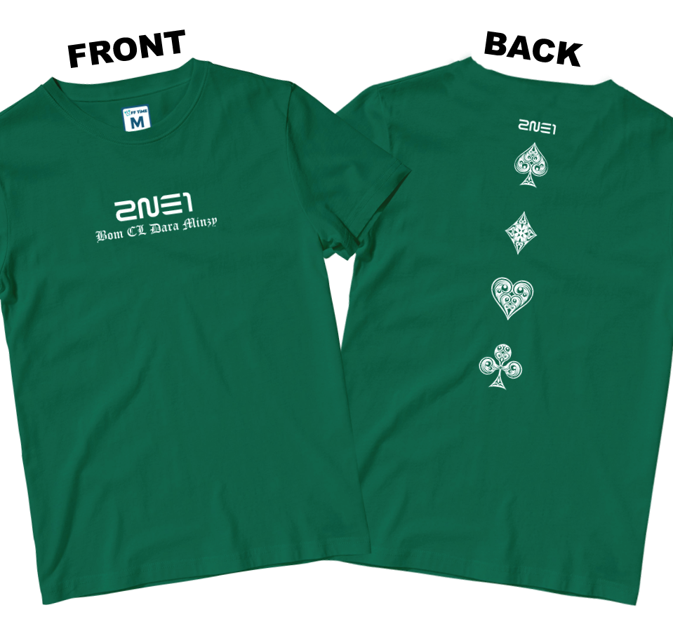 Cotton Shirt: 2NE1 Aces (Front and Back)