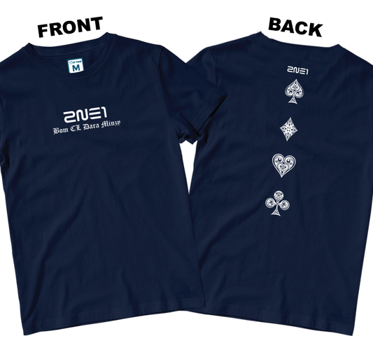 Cotton Shirt: 2NE1 Aces (Front and Back)