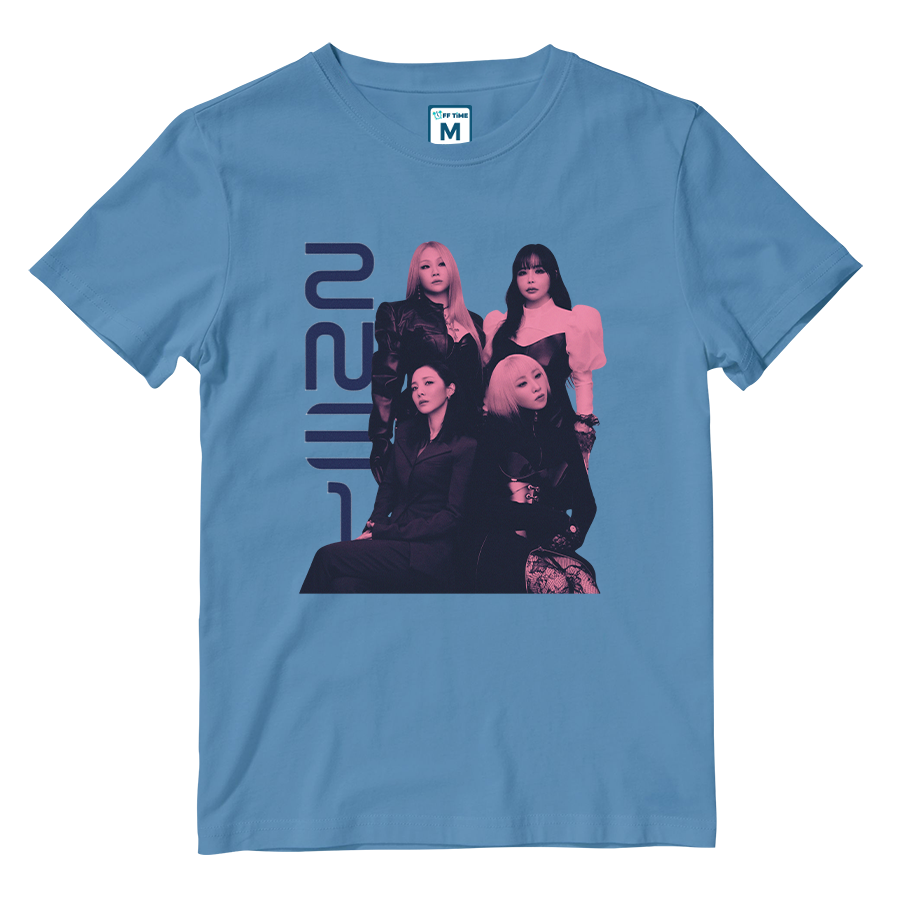 Cotton Shirt: 2ne1 Blue Shade