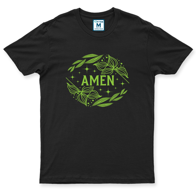 C.Spandex Shirt: Amen Leaves