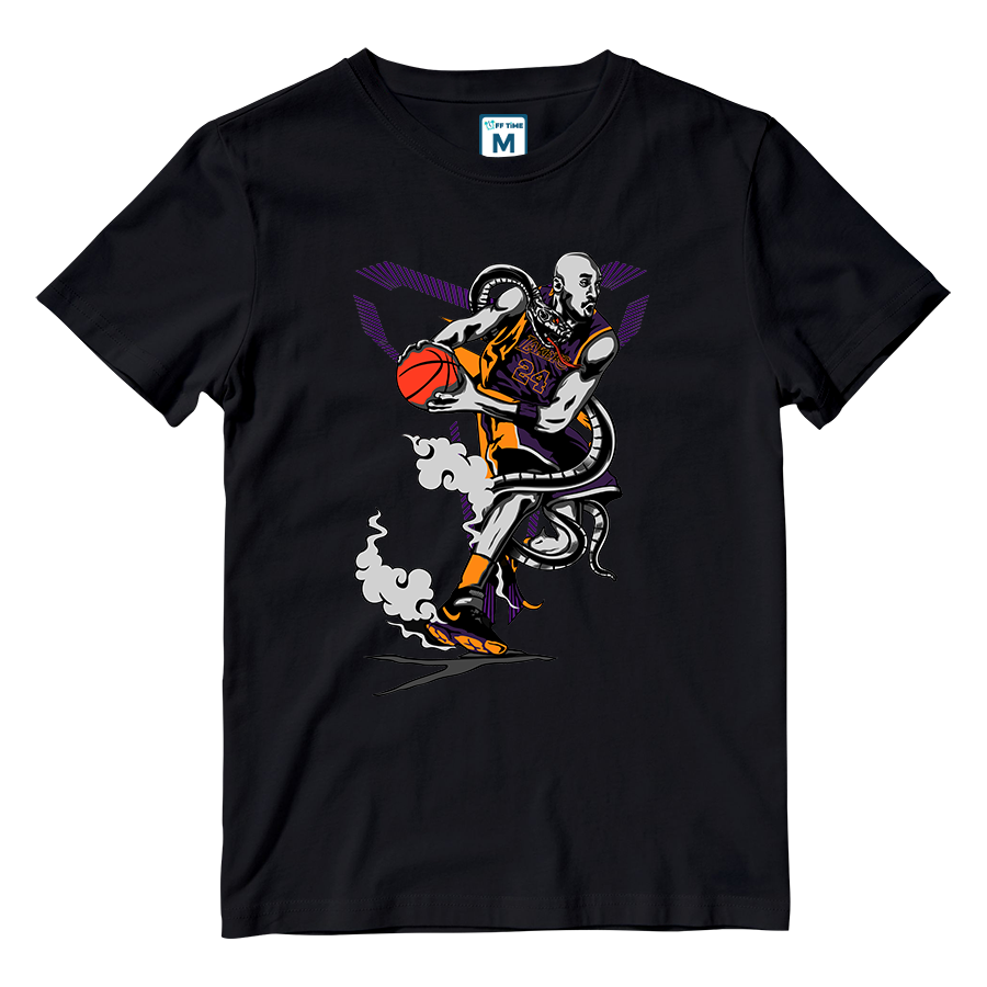 Cotton Shirt: Kobe Black Mamba NBA