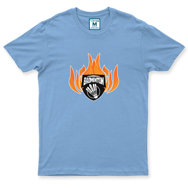 Drifit Shirt: Badminton Fire