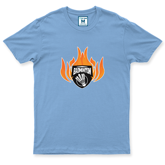 Drifit Shirt: Badminton Fire