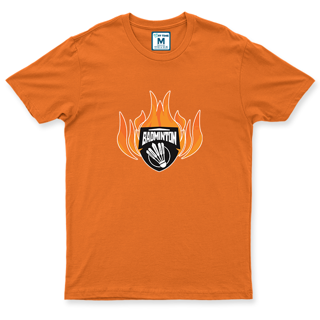 Drifit Shirt: Badminton Fire