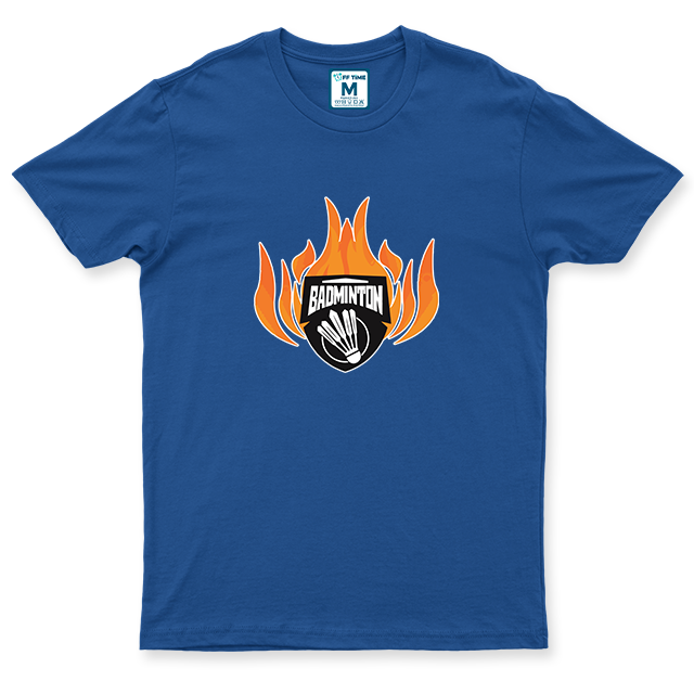 Drifit Shirt: Badminton Fire