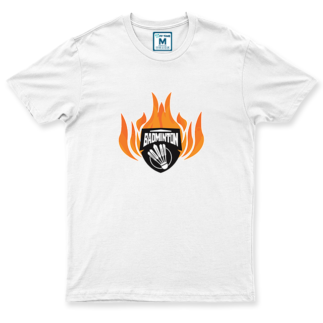 Drifit Shirt: Badminton Fire