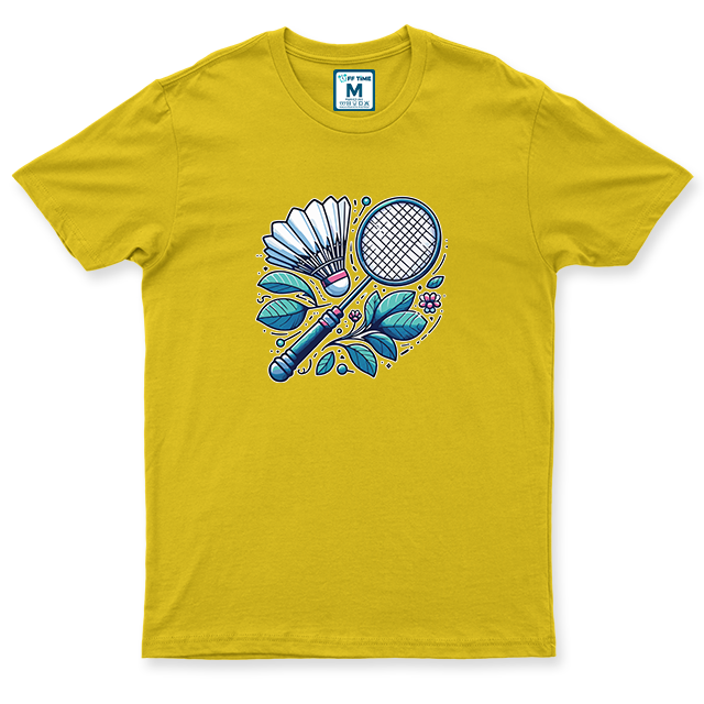 Drifit Shirt: Badminton Leaves