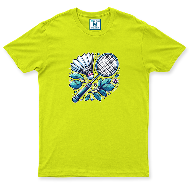 Drifit Shirt: Badminton Leaves