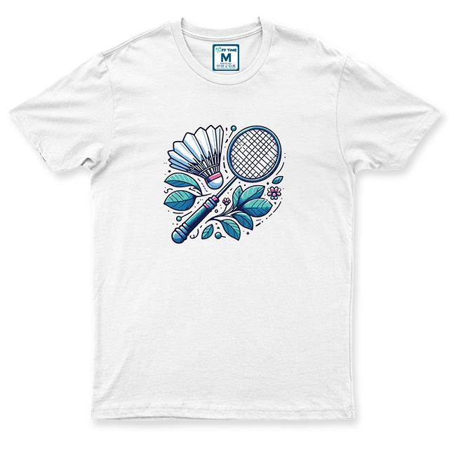 Drifit Shirt: Badminton Leaves