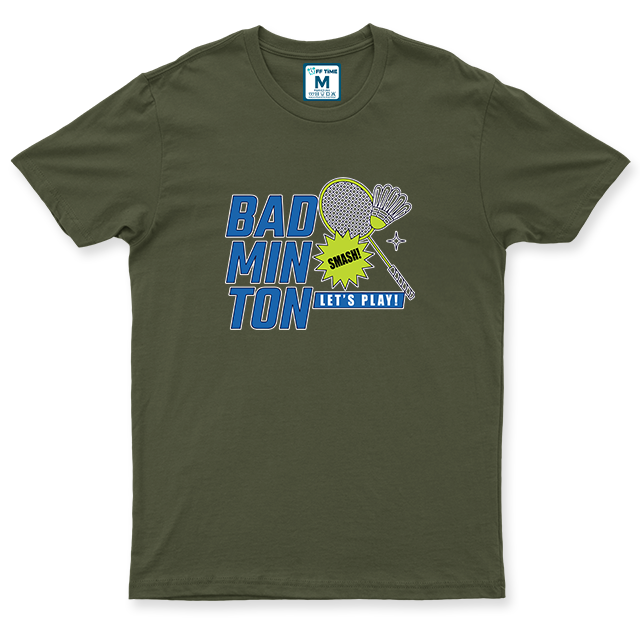 Drifit Shirt: Badminton Let's Play