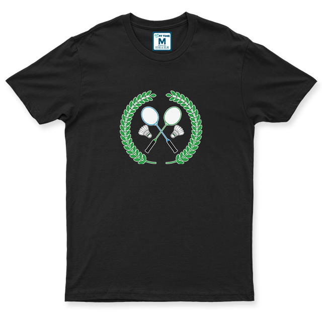 Drifit Shirt: Badminton Wreath