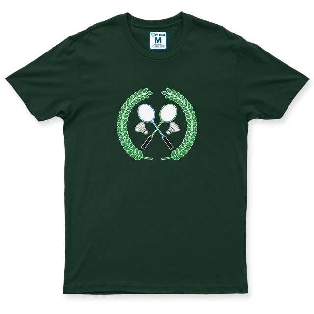 Drifit Shirt: Badminton Wreath