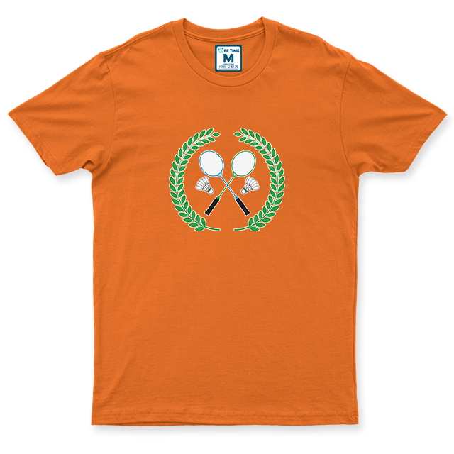 Drifit Shirt: Badminton Wreath