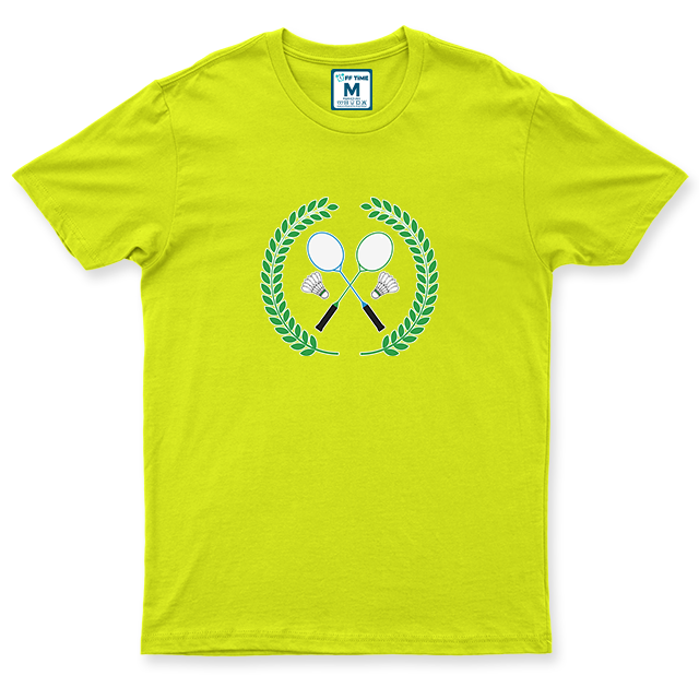 Drifit Shirt: Badminton Wreath