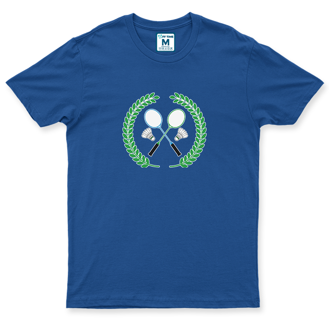 Drifit Shirt: Badminton Wreath