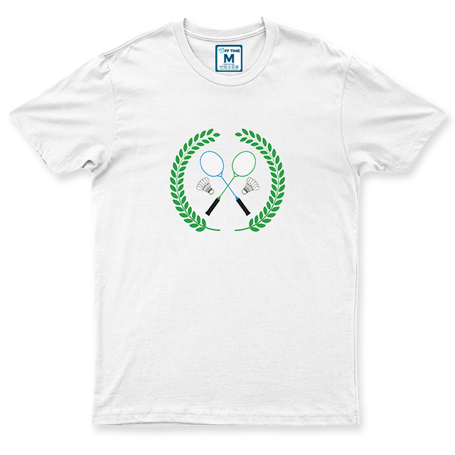 Drifit Shirt: Badminton Wreath