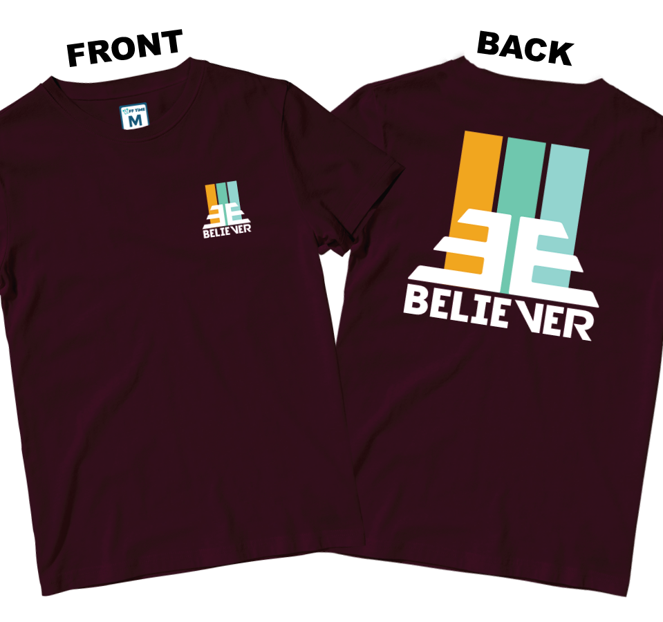 Cotton Shirt: Believer (Front and Back)