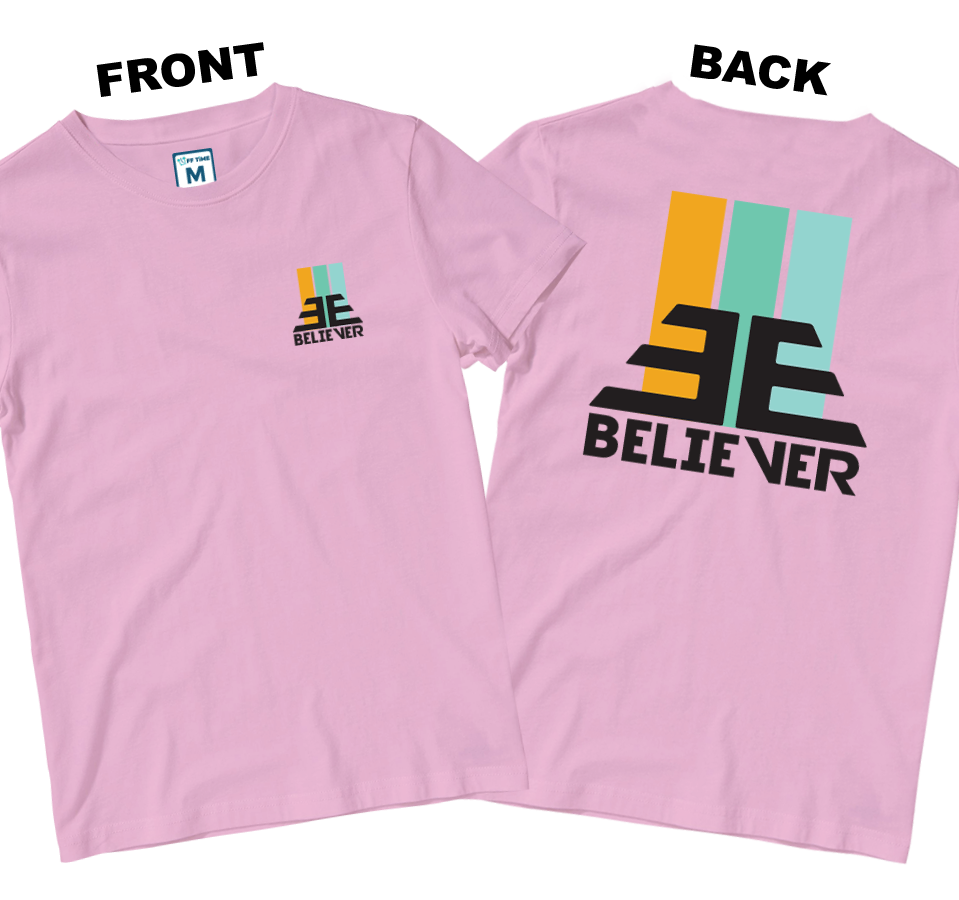 Cotton Shirt: Believer (Front and Back)