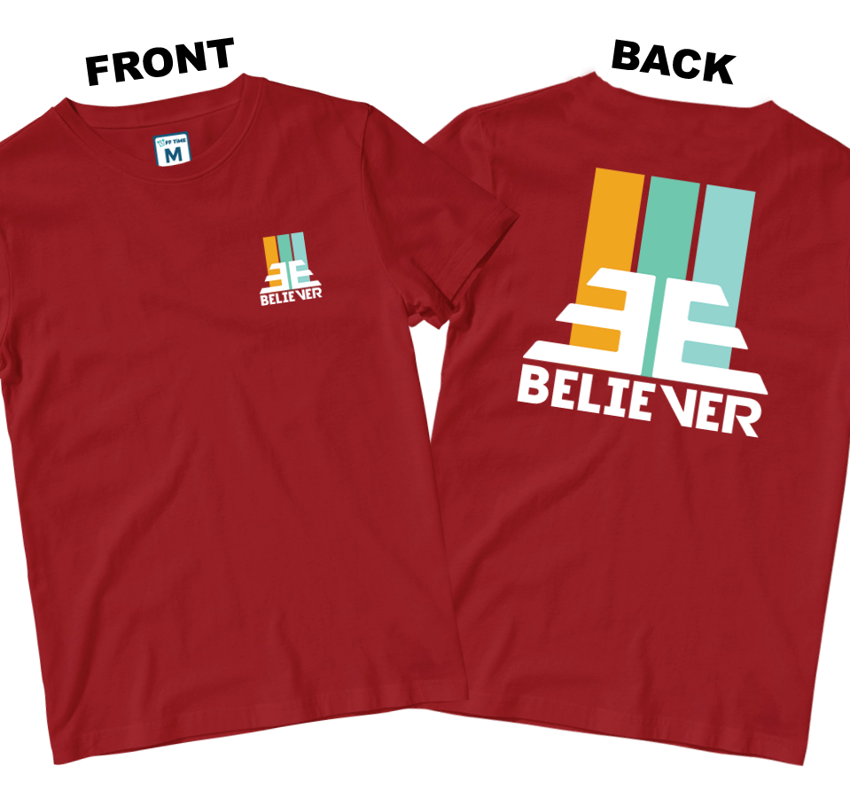 Cotton Shirt: Believer (Front and Back)