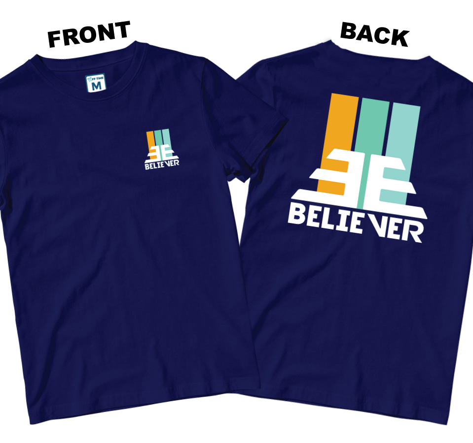 Cotton Shirt: Believer (Front and Back)