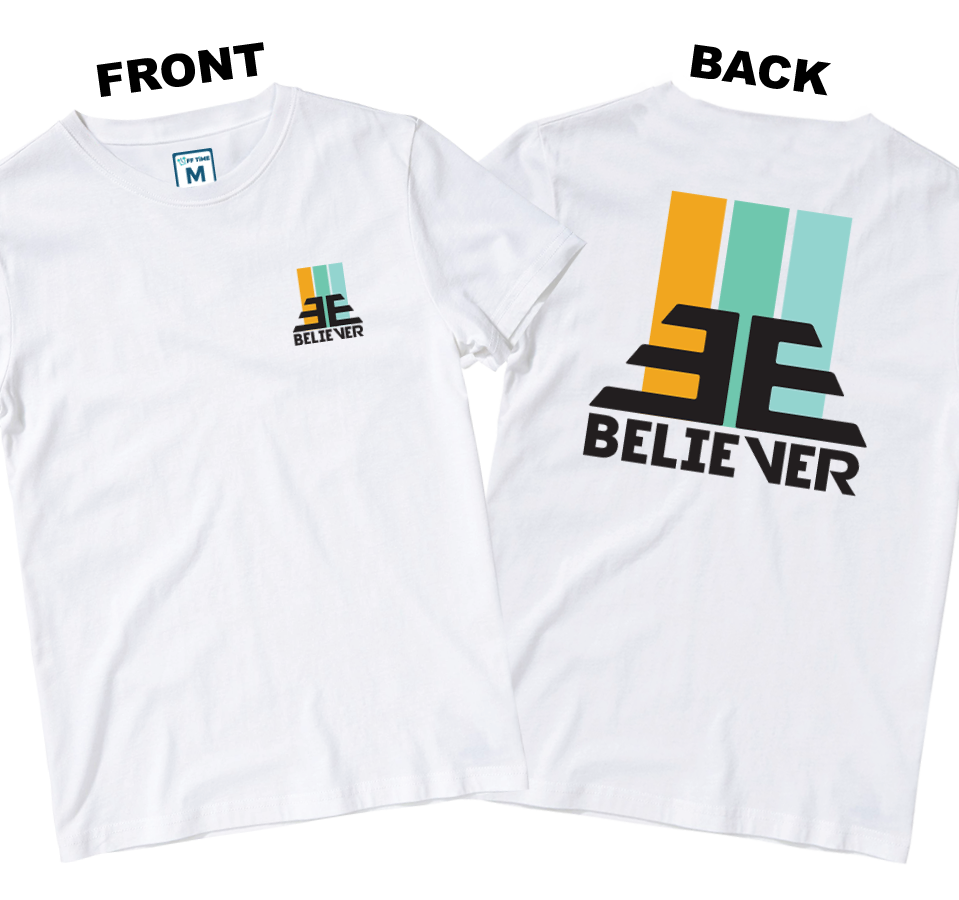 Cotton Shirt: Believer (Front and Back)