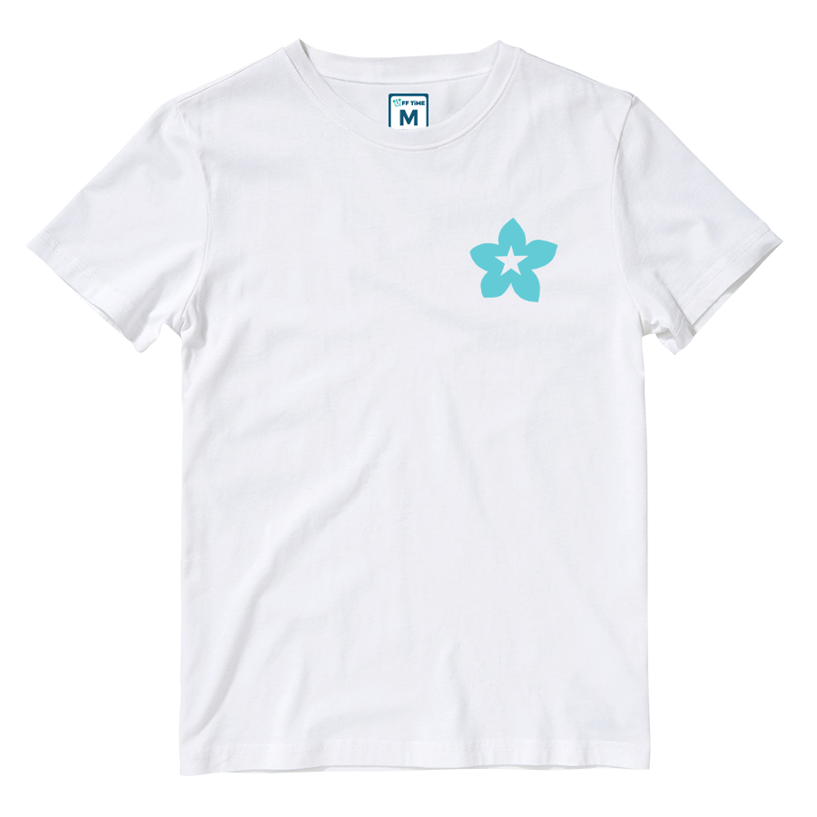 Cotton Shirt: Bini Flower Logo