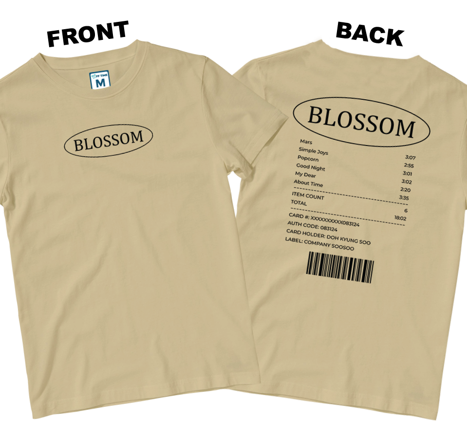 Cotton Shirt: Blossom (Front and Back)