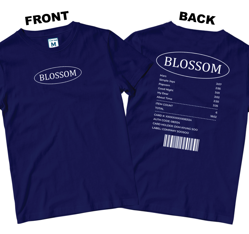 Cotton Shirt: Blossom (Front and Back)