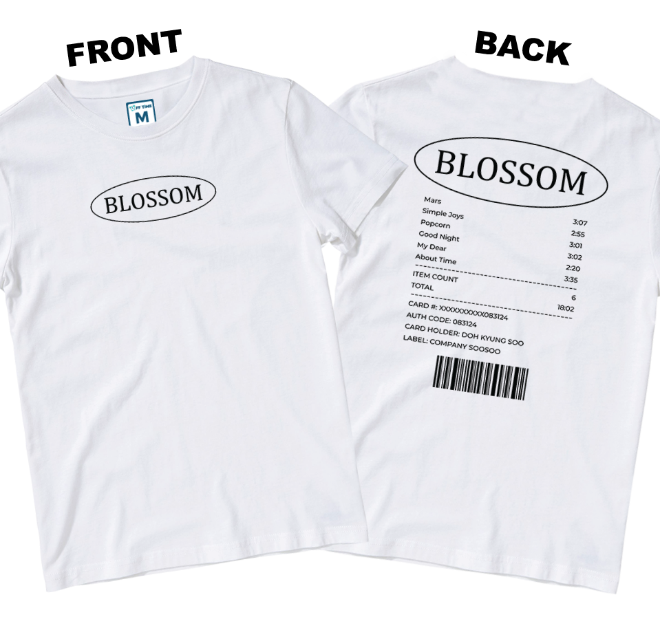 Cotton Shirt: Blossom (Front and Back)