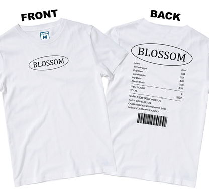 Cotton Shirt: Blossom (Front and Back)