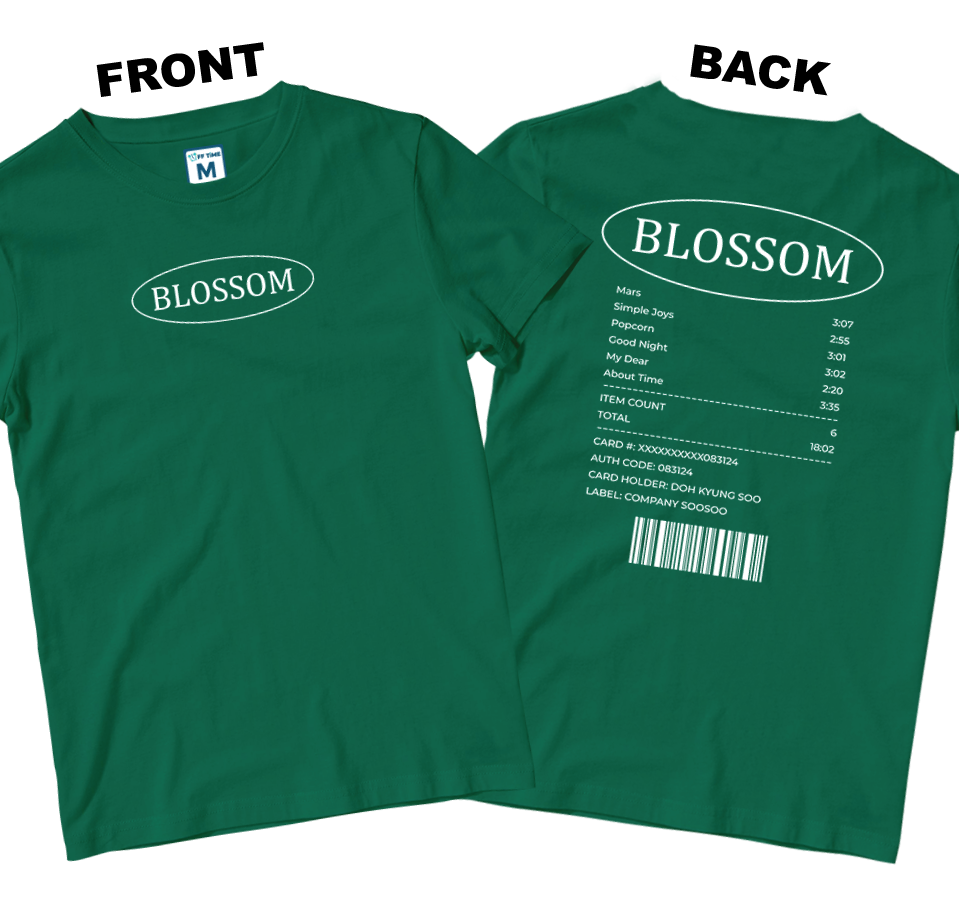 Cotton Shirt: Blossom (Front and Back)