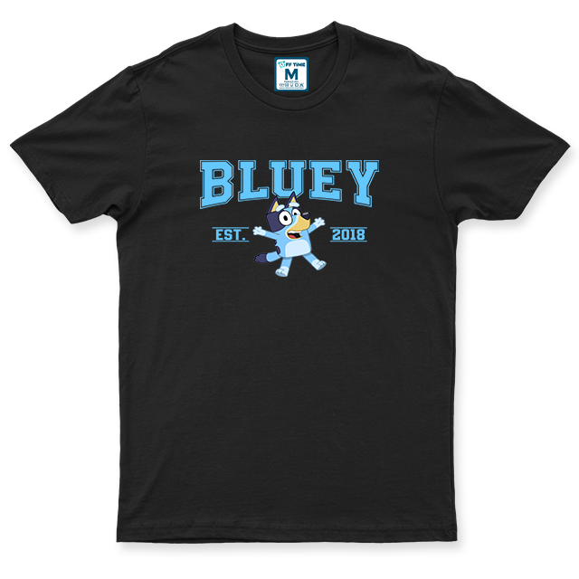 C.Spandex Shirt: Bluey Est 2018