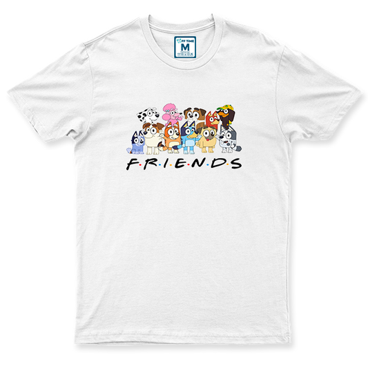 C.Spandex Shirt: Bluey Friends