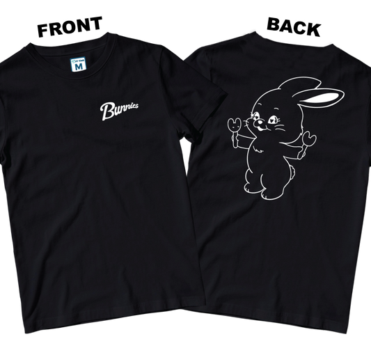 Cotton Shirt: Bunnies Tokki  (Front and Back)