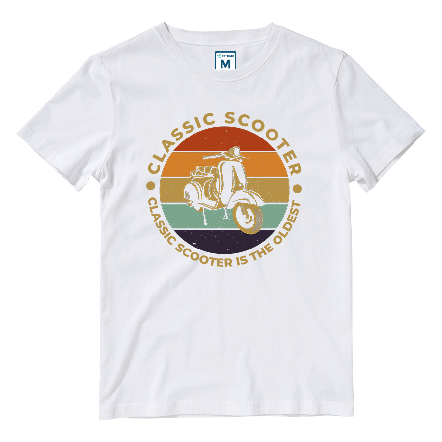 Cotton Shirt: Classic Scooter Retro