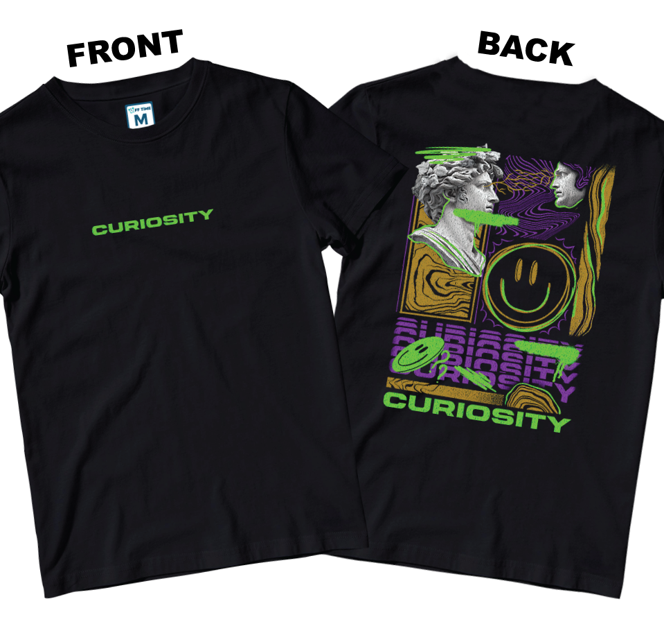 Cotton Shirt: Curiosity (Front and Back)