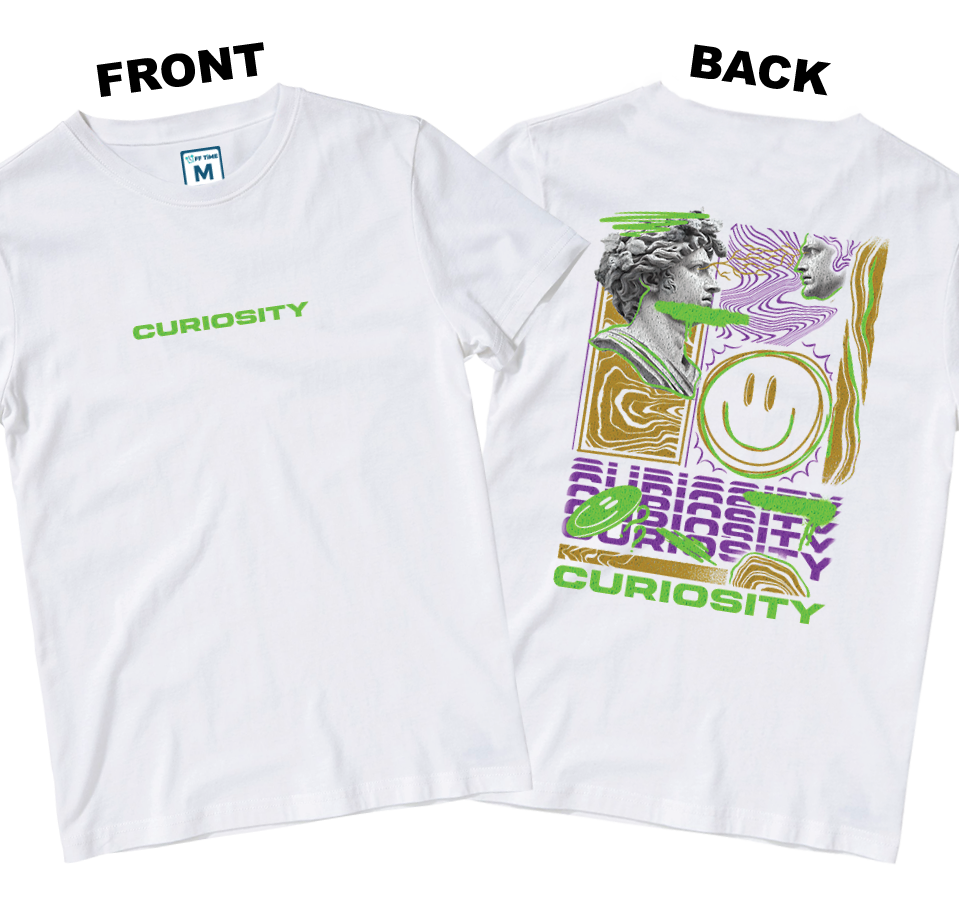 Cotton Shirt: Curiosity (Front and Back)