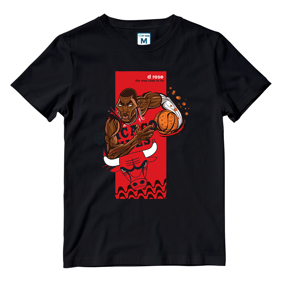 Cotton Shirt: DRose Bulls NBA