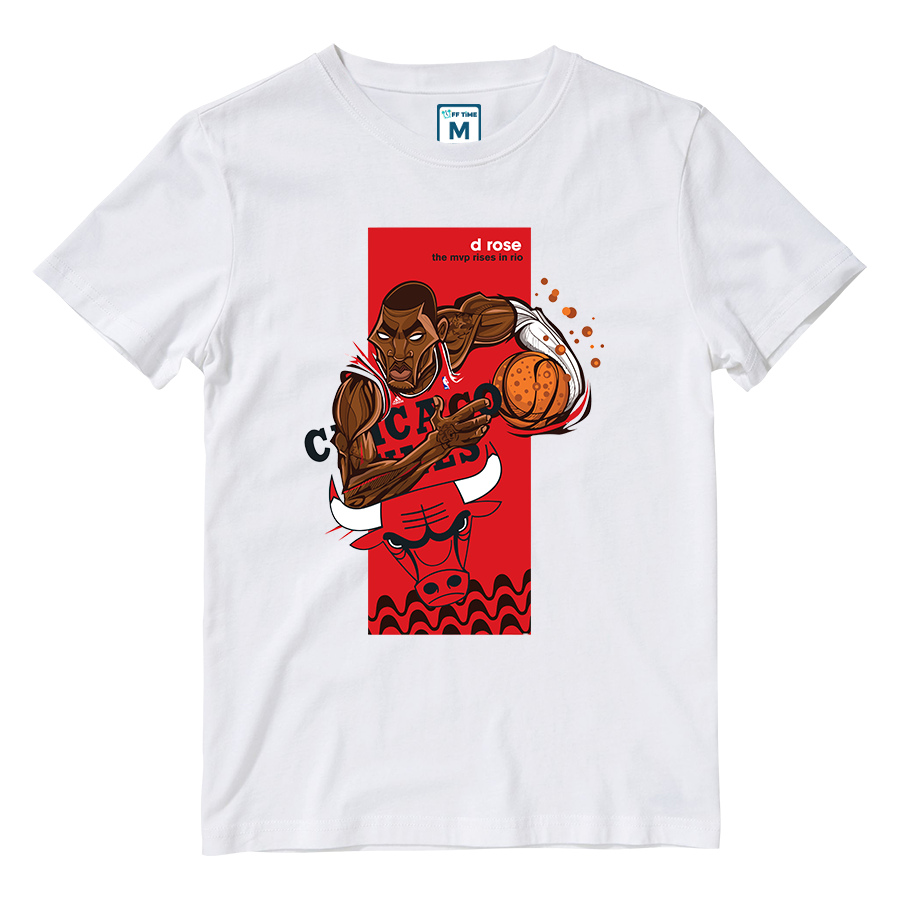 Cotton Shirt: DRose Bulls NBA