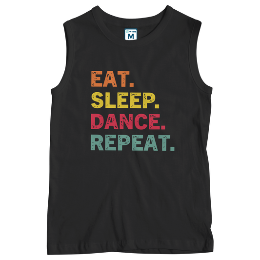 Sleeveless Drifit Shirt: Dance Repeat