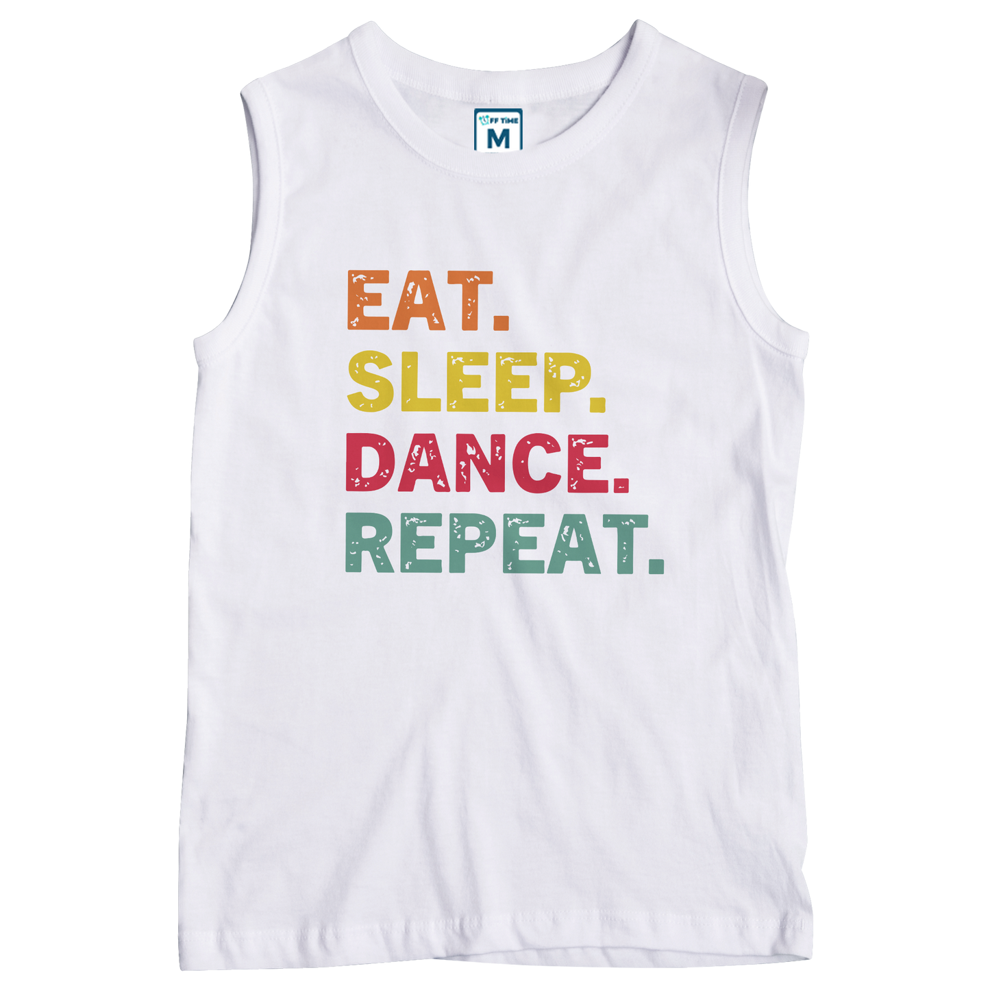 Sleeveless Drifit Shirt: Dance Repeat