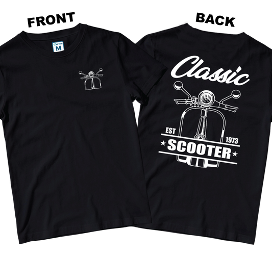 Cotton Shirt: EST 1973 (Front and Back)