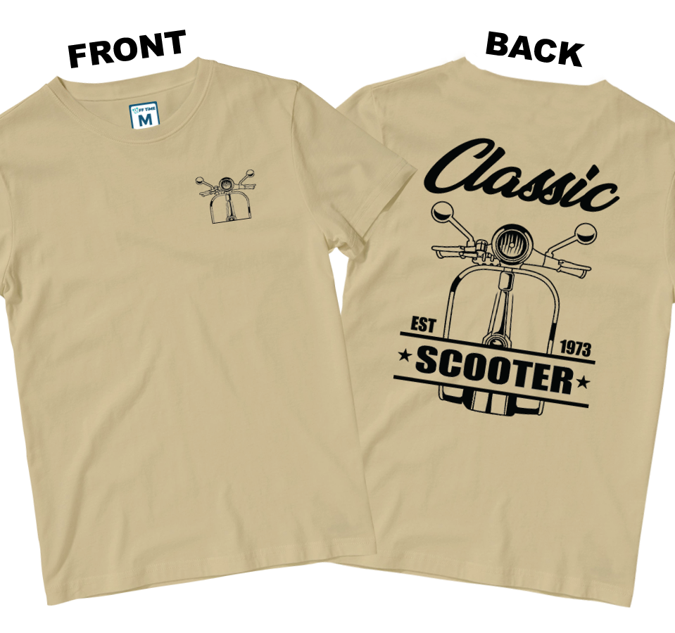 Cotton Shirt: EST 1973 (Front and Back)