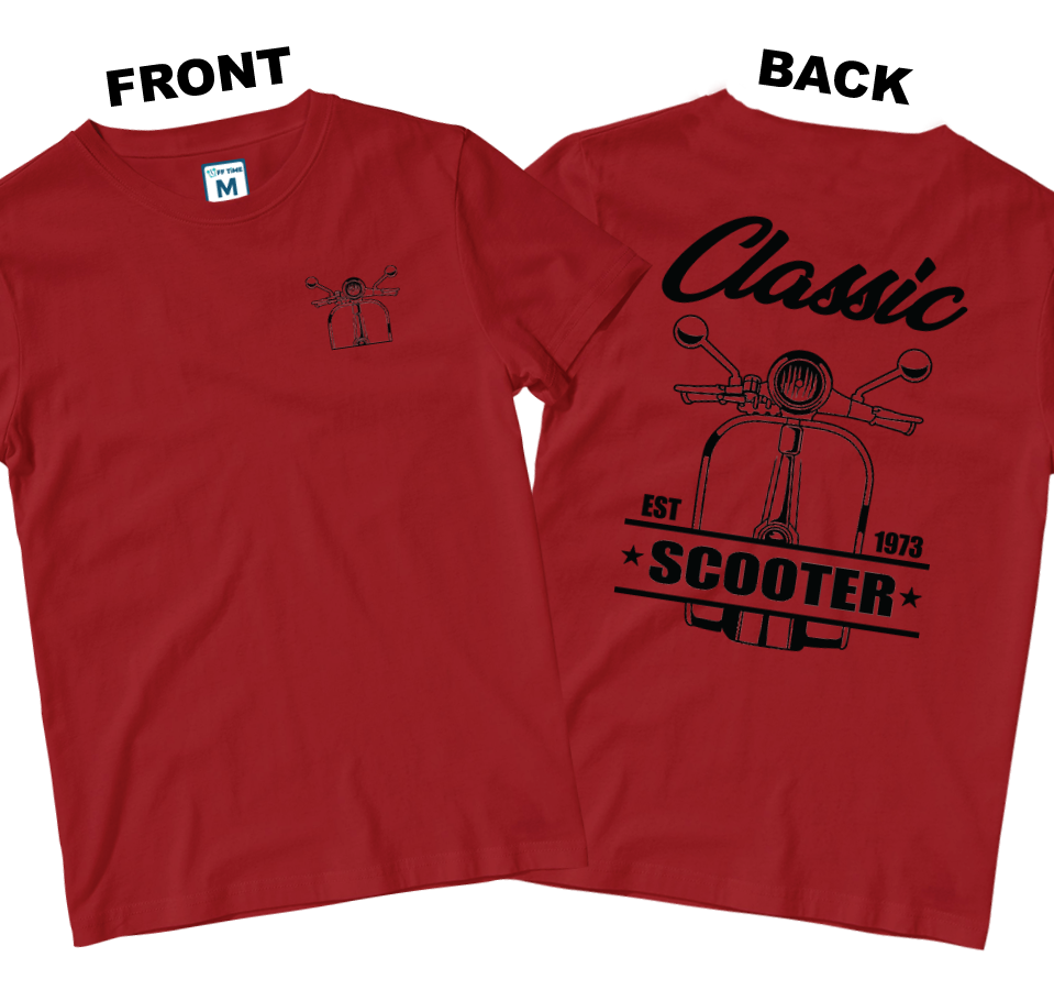 Cotton Shirt: EST 1973 (Front and Back)