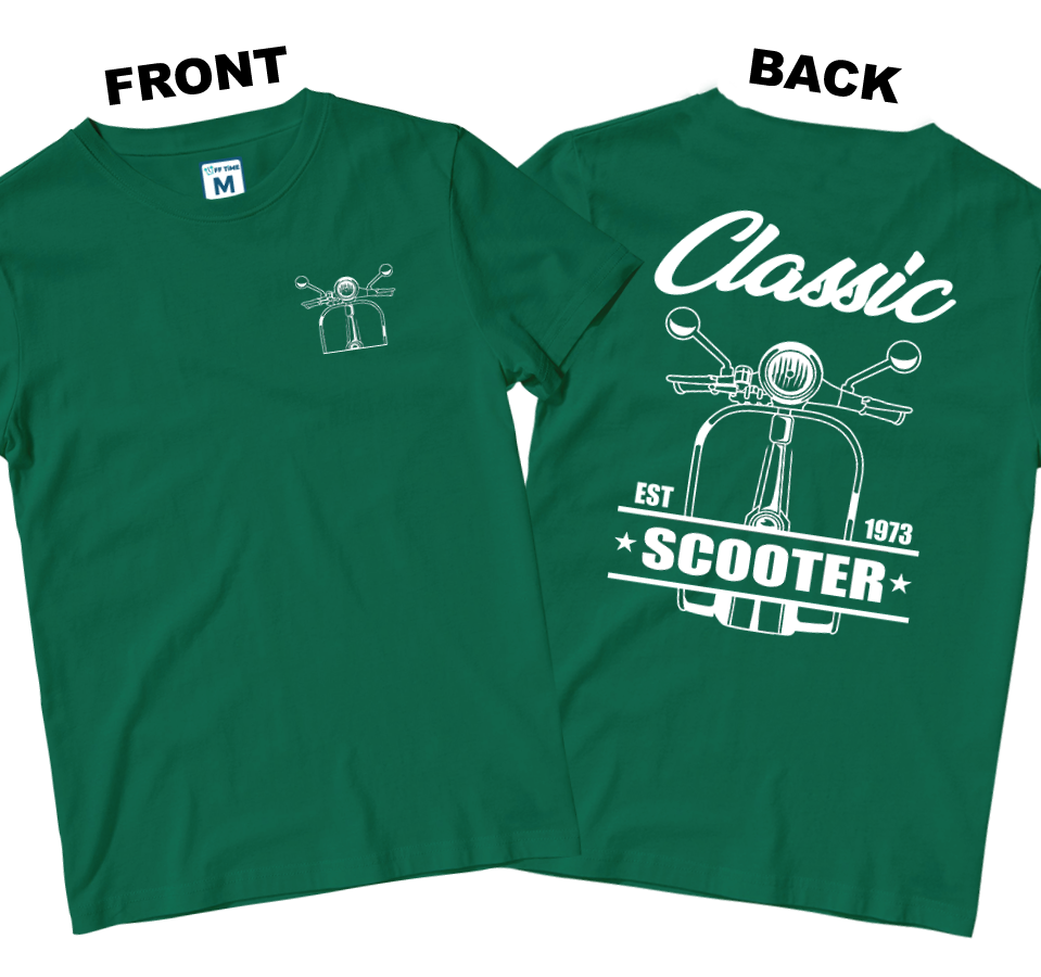 Cotton Shirt: EST 1973 (Front and Back)