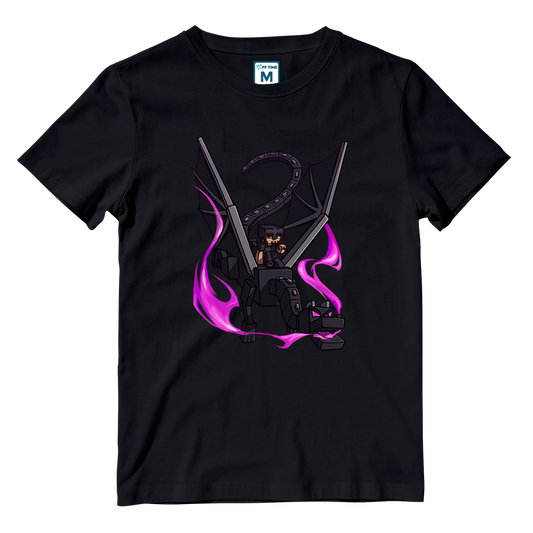 Cotton Shirt: Ender Dragon and Steve