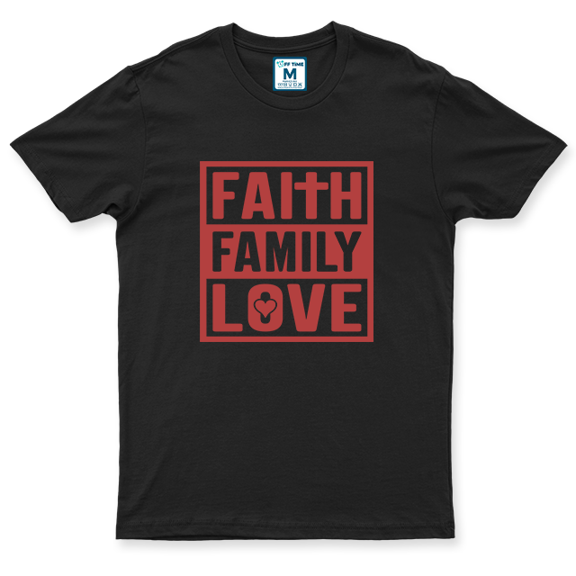C.Spandex Shirt: Faith Family Love