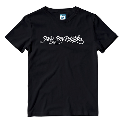 Cotton Shirt: Feel the Rhythm Logo