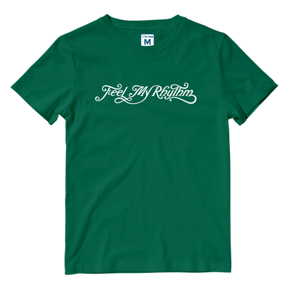 Cotton Shirt: Feel the Rhythm Logo